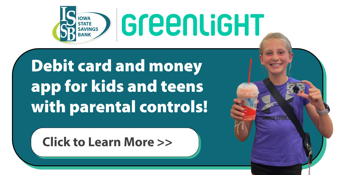 Greenlight debit card and money app for kids and teens with parental controls. Click to learn more
