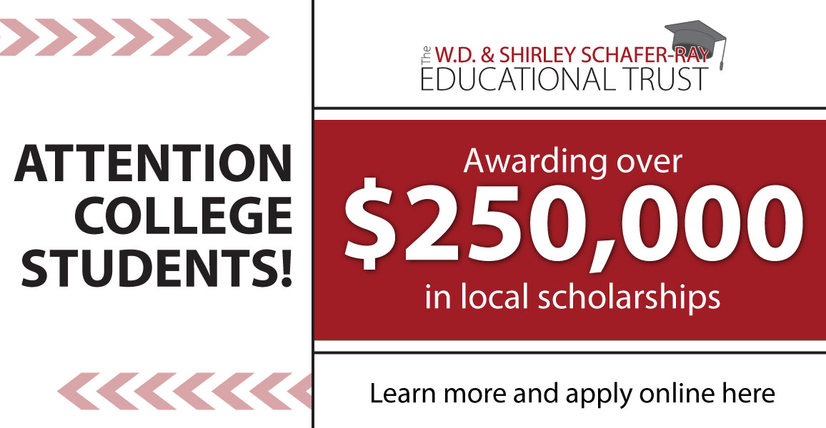 Awarding over $250,000 in local scholarships. Apply here