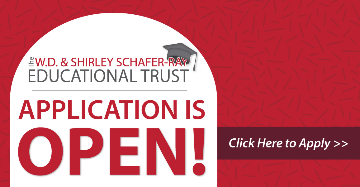 Ray Scholarship application is open. Click here to apply