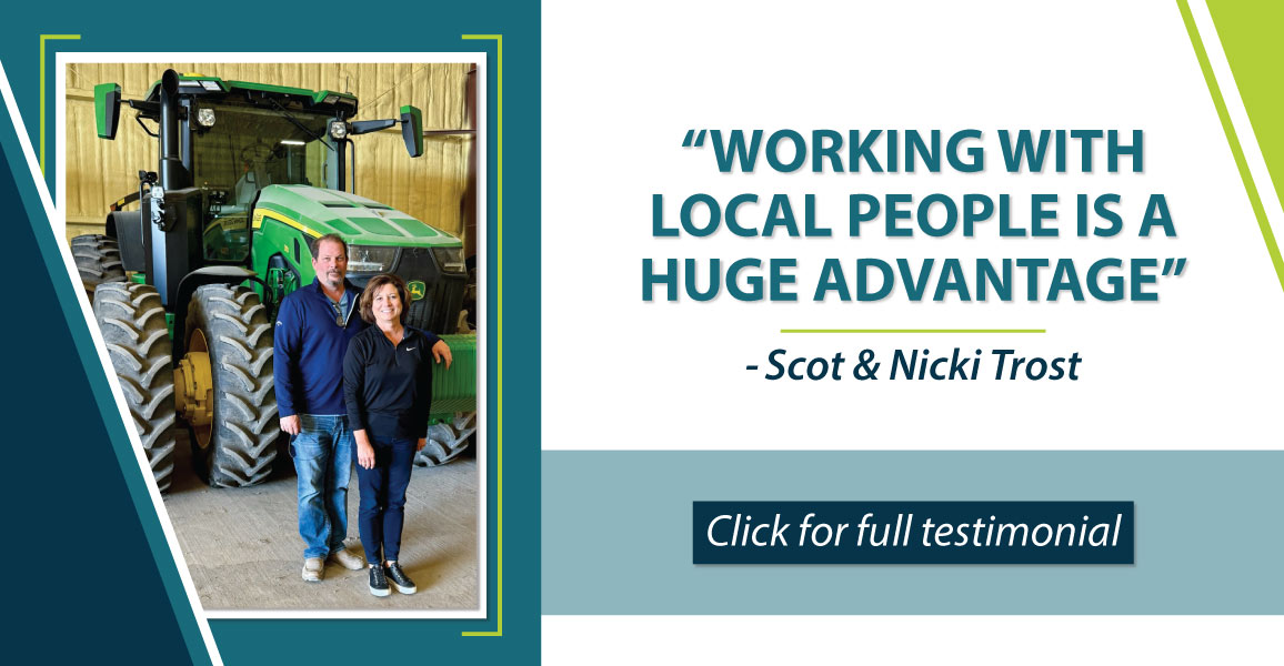 Working with local people is a huge advantage. Click for Trost's full testimonial