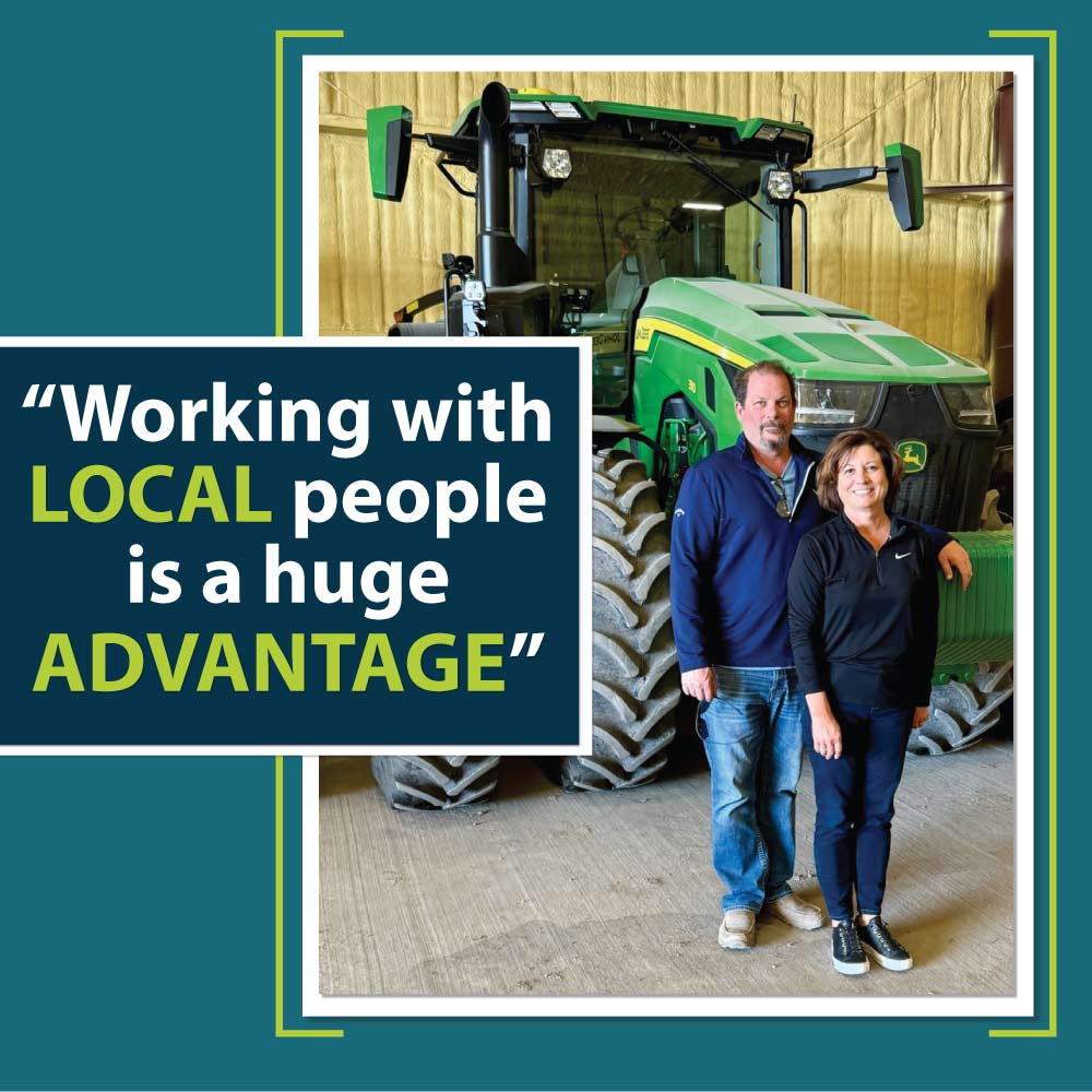Working with Local people is a huge advantage.